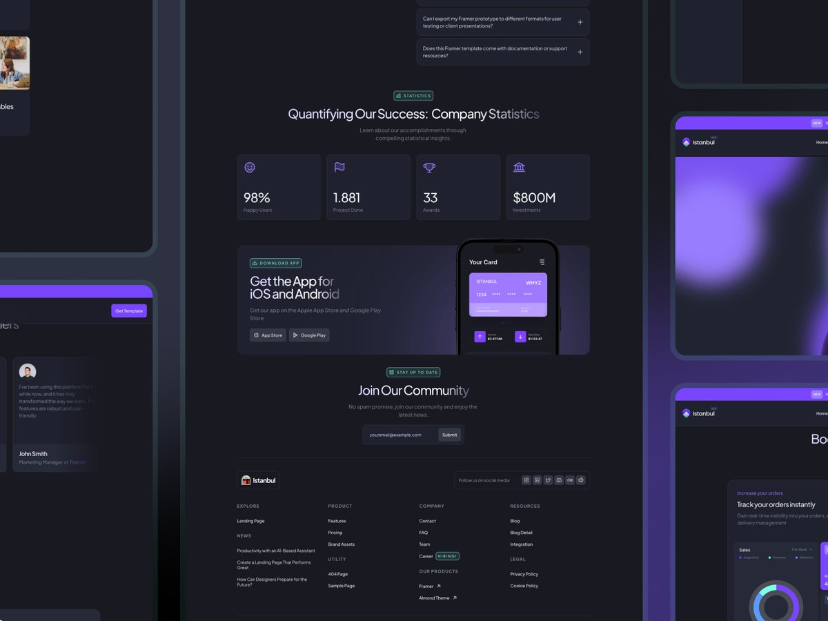 alphadesignglob's tweet image. Istanbul — All-in-One AI, SaaS Template

alphadesignglobal.pro/istanbul

#IstanbulTemplate #AITools #SaaSDesign #TechStartup #WebTemplates #UIDesign