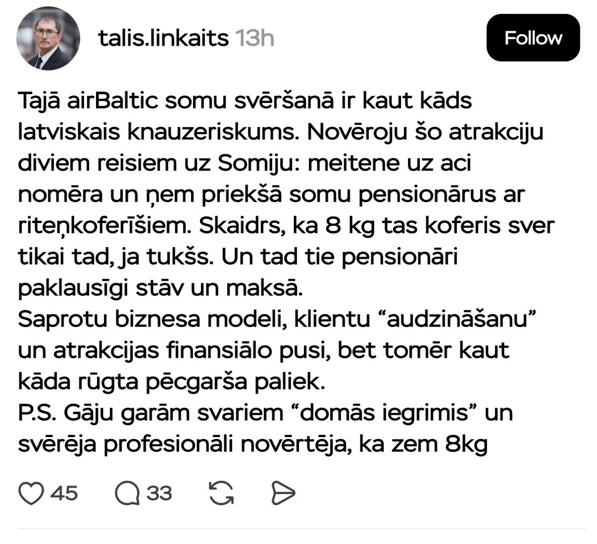 Mārtiņš Ainis Roga tweet media