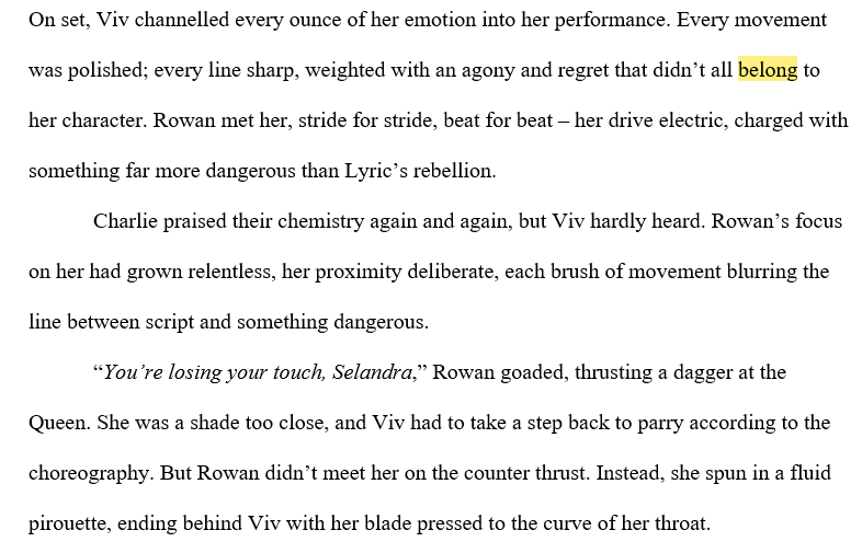 TitaniaTempest's tweet image. #WIPSnips prompt #belong

Excerpt from #AThousandReasons