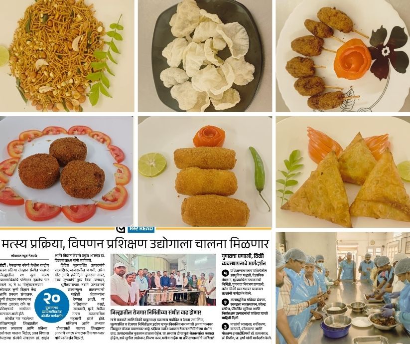 NIFPHATT successfully conducted a 3-day training program (26–28 Nov 2025) for fishers of KVK Palghar, Maharashtra.
Participants learned value-added fish processing—ready-to-cook, ready-to-serve products from low-cost fish
<a href="/FisheriesGoI/">Department of Fisheries, Min of FAH&D</a> 
<a href="/likhi_dr/">Dr Abhilaksh Likhi</a> 
<a href="/JSFisheries/">Joint Secretary, Fisheries, Government of India</a>