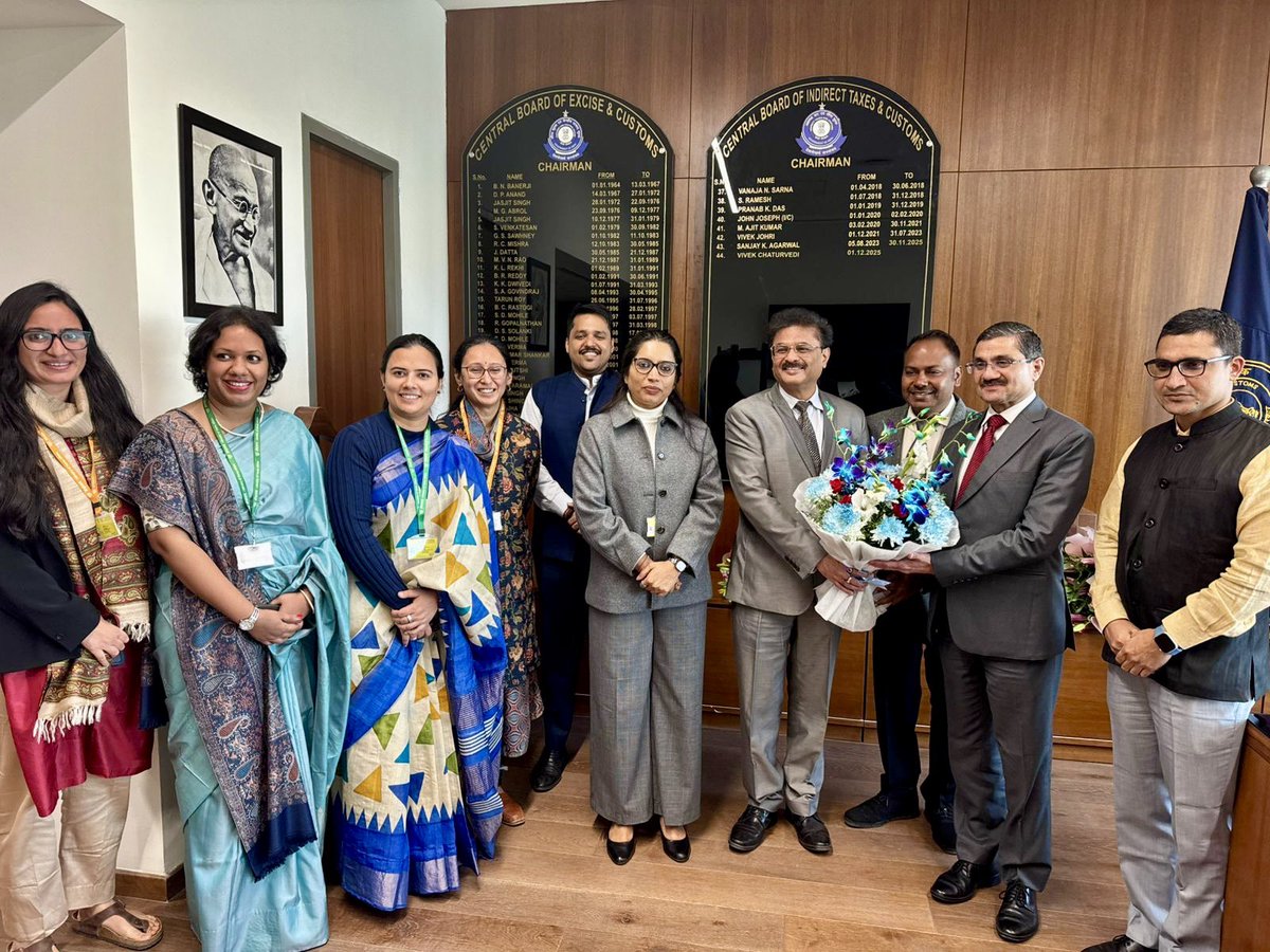 National Executive Committee of IRS (C&amp;IT) Association called on newly appointed Chairman CBIC Sh. Vivek Chaturvedi and wished him for a successful tenure.