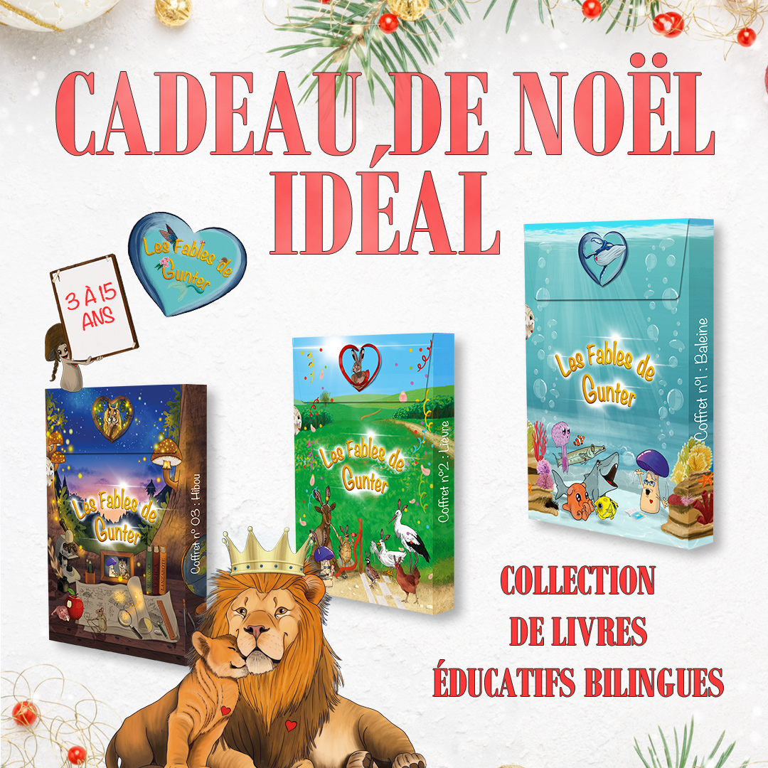 TheBlue_Economy's tweet photo. 🎄 Offrez à Noël un cadeau inspirant, éducatif et éco-responsable : Les Fables de Gunter. 🎁

Cette collection de fables éducatives bilingues (français–anglais) est inspirée de la nature pour montrer comment la nature peut apporter des solutions aux défis de l’humanité.

À travers l’intelligence de la nature et les mystères de la science, ces histoires font des enfants de véritables protecteurs de la planète – un merveilleux moyen d’éveiller leur curiosité et leur envie d’agir dès le plus jeune âge !

Les Fables de Gunter, c’est :

👶 Évolutif 3-15 ans – Une collection qui grandit avec l’enfant. Les Fables de Gunter s’adressent aux enfants de 3 à 15 ans, avec de nouvelles surprises à chaque étape de leur développement. De la simple découverte à l’application concrète, chaque âge y trouve son compte.

🇫🇷🇬🇧 Bilingue – Chaque fable est présentée en français et en anglais, pour développer naturellement le bilinguisme, enrichir le vocabulaire et ouvrir l’enfant au monde qui l’entoure. Apprendre deux langues en douceur devient un jeu d’enfant !

✨ Pédagogie active et positive – La collection s’inspire des pédagogies actives de Freire, Montessori,  Steiner et autres grands éducateurs. Elle propose une pédagogie positive qui conjugue découvertes et actions afin de valoriser la confiance en soi et la curiosité de l’enfant.

🧠 5 intelligences stimulées – Chaque histoire sollicite cinq formes d’intelligence chez l’enfant : scientifique, émotionnelle, artistique, systémique et pratique. Cette approche globale permet de comprendre le vivant et d’apprendre à agir de manière concrète pour la planète.

🌍 Thèmes essentiels – Eau, énergie, alimentation, habitat, santé, travail, éducation & éthique : chaque fable aborde un enjeu fondamental de notre monde. L’enfant découvre ainsi les grands thèmes du vivant tout en développant son esprit critique et sa créativité.

🌳 Éco-responsable – Un support écologique innovant : les livres sont imprimés sur du papier pierre ♻️, un papier minéral fabriqué sans couper d’arbres ni consommer d’eau. Résultat : des ouvrages durables, doux au toucher, résistants à l’eau et 100% recyclables, pour un cadeau respectueux de la planète.

🏷️ Précommandez dès maintenant via la boutique de l'Économie Bleue 👉https://t.co/IaLcvqXRSy Faites plaisir à vos enfants tout en contribuant à un avenir meilleur dès aujourd’hui !

@MyBlueEconomy @GuntersFables @idrissaberkane @ScanderiaFR 
#TheBlueEconomy #Scanderia #Guntersfables #LesFablesdeGunter #GunterPauli #EconomieBleue #IdrissAberkane