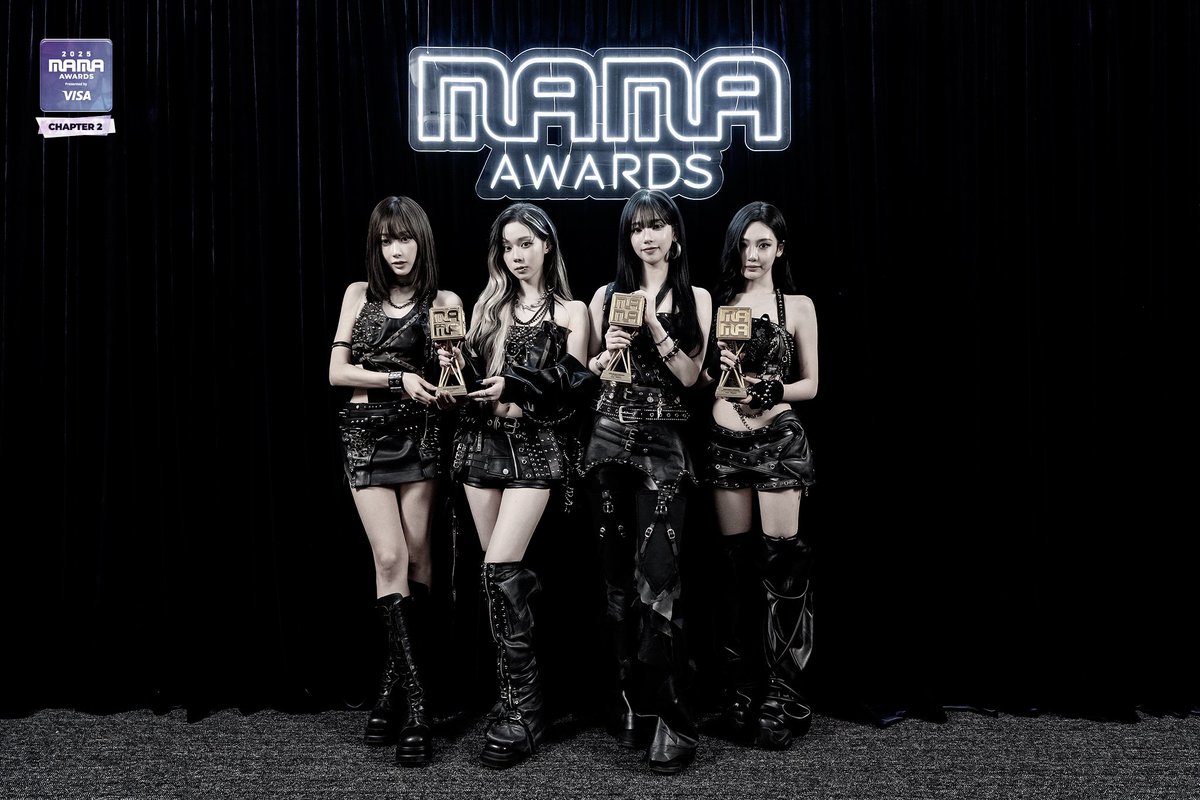 aericvhan's tweet image. In our hands, we proudly cradle the coveted MAMA trophies, shimmering emblems of our hard-won victories and artistic excellence.