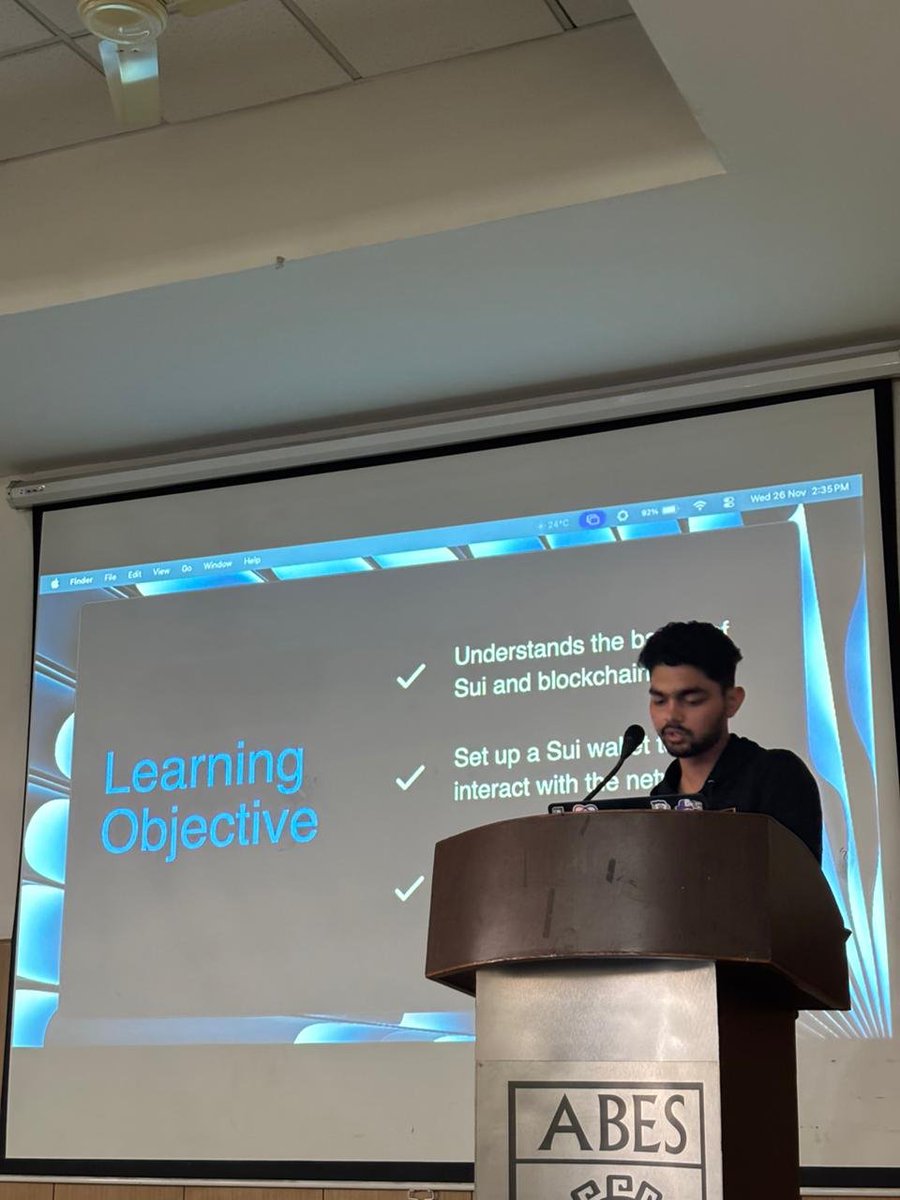 TheElixirTech's tweet image. Just wrapped an amazing @SuiNetwork Move Workshop. ⚡

Went from setup to a full Move project, addresses, modules, NFTs, everything clicked smoothly.

Big shoutout to @0xsakshamtyagi for a session that genuinely simplified the tech. 🔥
@gfgabesec @SuiIndia