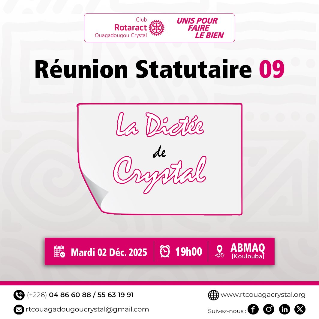 RotaractCrystal's tweet photo. 🌚🌚🌚🌚 Taaaaaaamsiiiiiirrrr🤭🤭🤭🤭🤭

Rendez-vous demain pour la dictée de Crystal, ne vous en faites pas que vous n'ayez pas de feuille ou encore de stylos, on se charge de tout. 😁😁

#unipourfairelebien #rotaractcrystal #RotaryInternational https://t.co/0D0vV3Mlqk