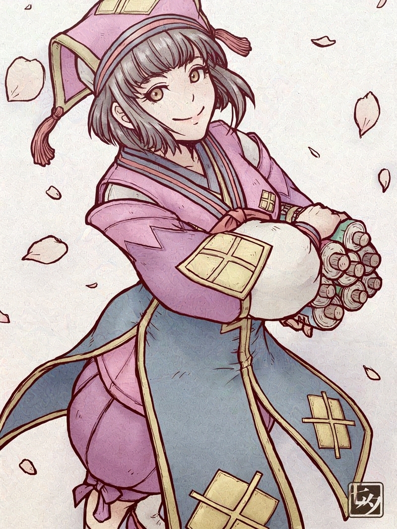 tanabanata's tweet image. 祝『モンスターハンターポータブル3rd』15周年！
というわけで本日はこちらを再掲
アマツマガツチ戦の緊張感と討伐演出が大好きです

和風なテーマなところもツボでして、
温泉旅行にPSPを持ち込み、仲間とリアルユクモ体験したのも楽しかったです😊

#MH3rd #MonsterHunter #fanart