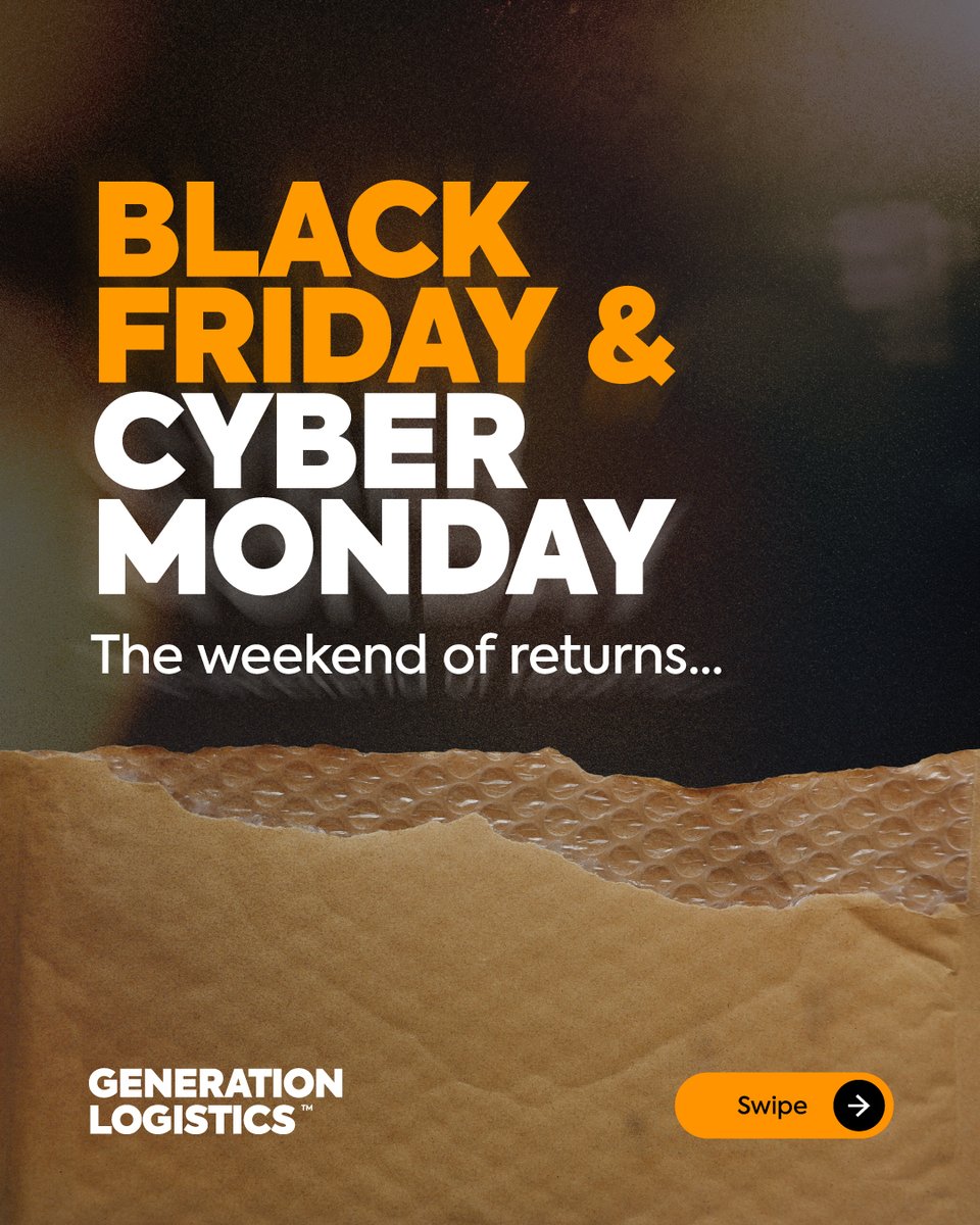 Gen_Logistics's tweet image. Discounts may drive sales, but not always for long. 

Nearly a third of shoppers say they've returned items bought in heavy sales periods like Black Friday and Cyber Monday 🤫 🛍️

No wonder is the busiest time of year for our sector! 

#CyberMonday #BlackFriday #Returns