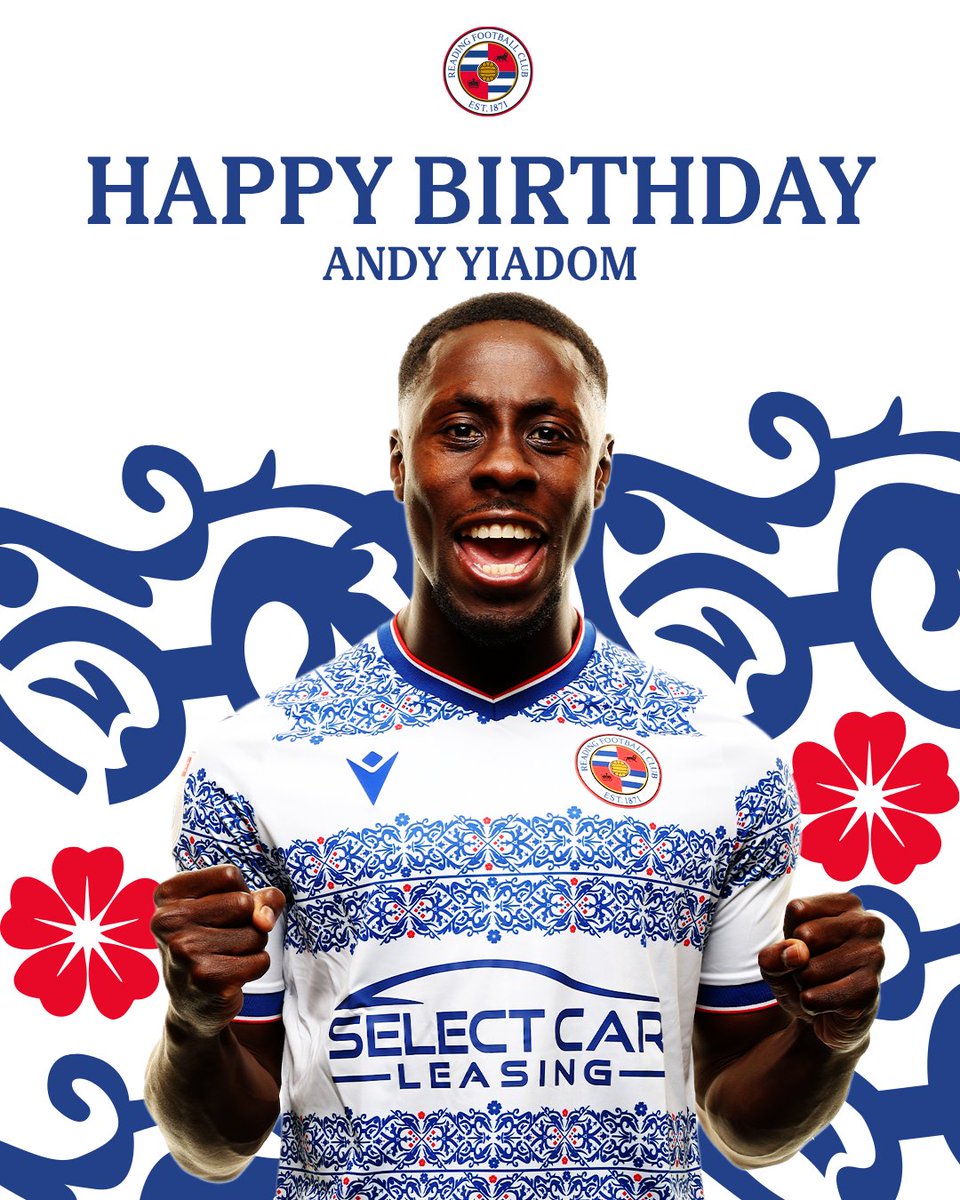 ReadingFC's tweet image. Happy birthday to our number 17 Andy Yiadom! 

We hope you have a great day Yids!