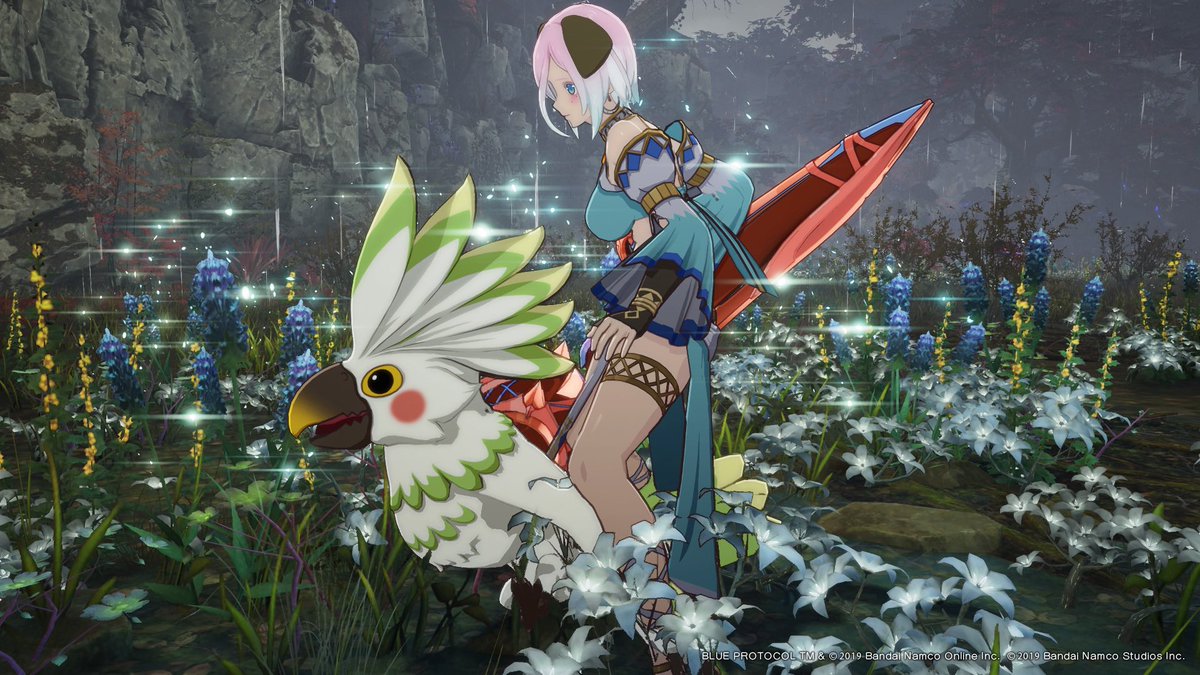 laninoyume's tweet image. 守ってもらってる😌
#BlueProtocol