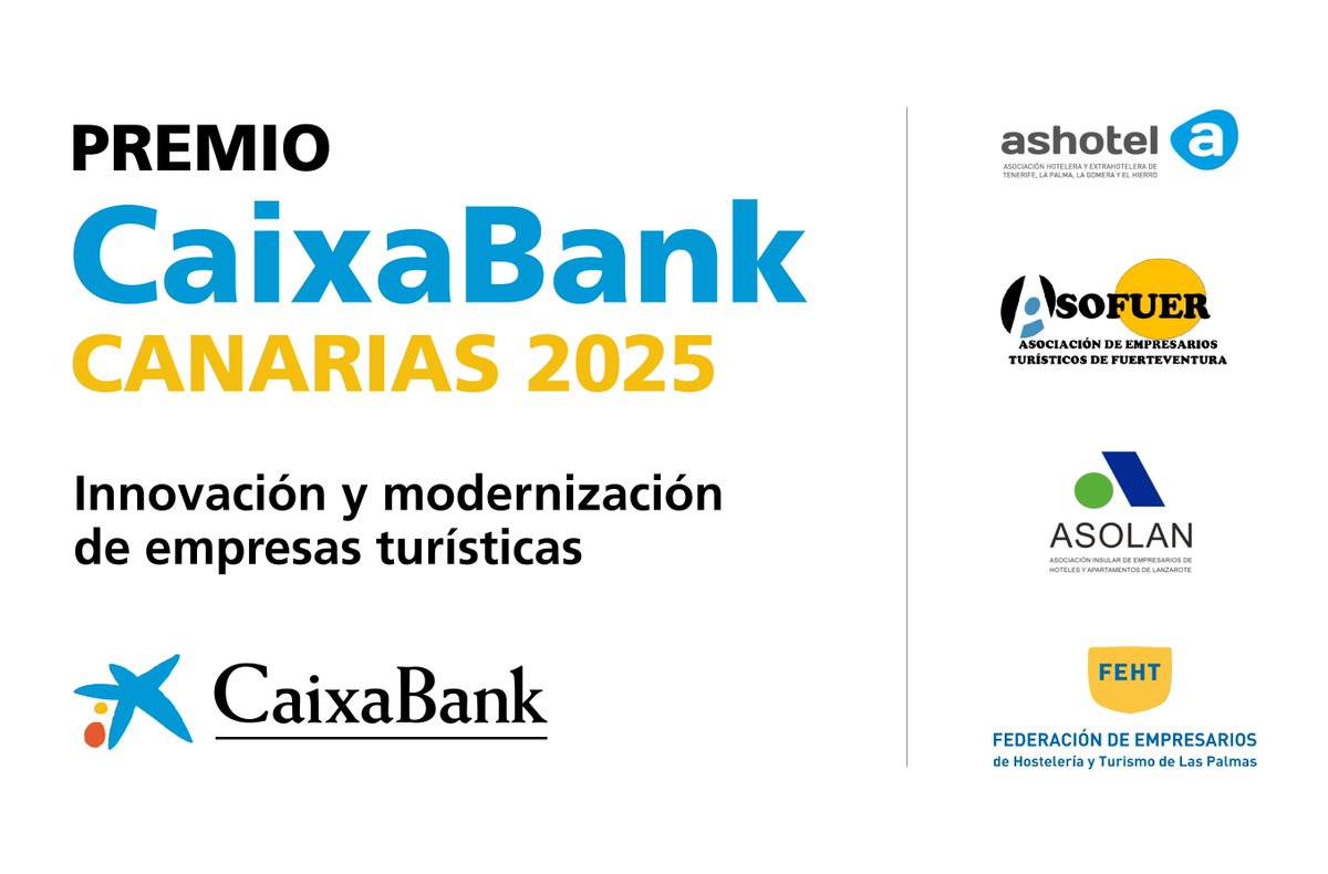 Asolan's tweet image. ⏰Últimos días X Premios CaixaBank Hotels &amp;amp; Tourism 2025.

Si tu alojamiento ha apostado por la innovación, la sostenibilidad o la modernización, este reconocimiento puede ser tuyo.🏆

📅Plazo hasta el 03/12
🔗Info e inscripción: bit.ly/4ivqG8M

#ASOLAN #PremiosCaixaBank