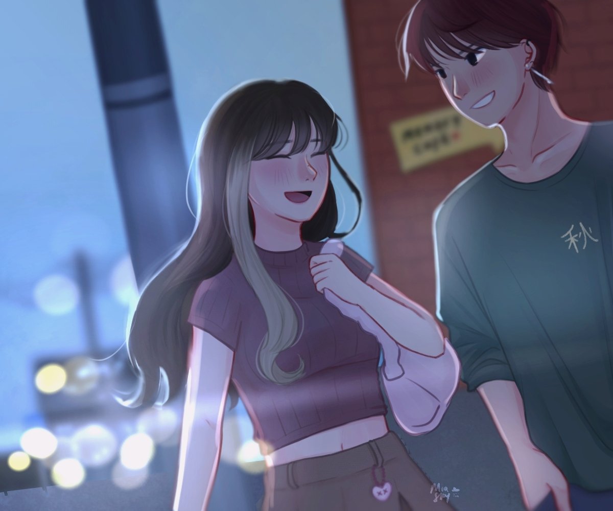 miaskyart's tweet photo. walk at dusk. #oc #artidn https://t.co/s0AOwczy0z