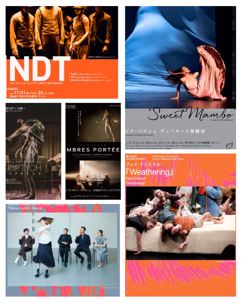 秋からラッシュの舞台公演。新しい感覚と既視的な視覚情報がちぐはぐに混ざり合う時、圧倒的美しさや身体能力の凄さより、無自覚にダンスを共有する。身体は記憶の生きたアーカイブで、そこを通して自身と他者の歴史が姿を現す。その豊かさに愕然とする。#ダンス に #出会うこと　#よろこび　#恐怖