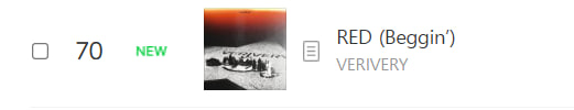 Melon CHART - HOT100
#26 - 19:00 - в релізах за останніх 30 днів
#70 - 19:00 - в релізах за останніх 100 днів

Empty: #48
Blame Us: #47

▶ youtu.be/-gzqfjzqG6U 

#베리베리 #VERIVERY #VRVR 
#RED #RED_Beggin #Lost_and_Found