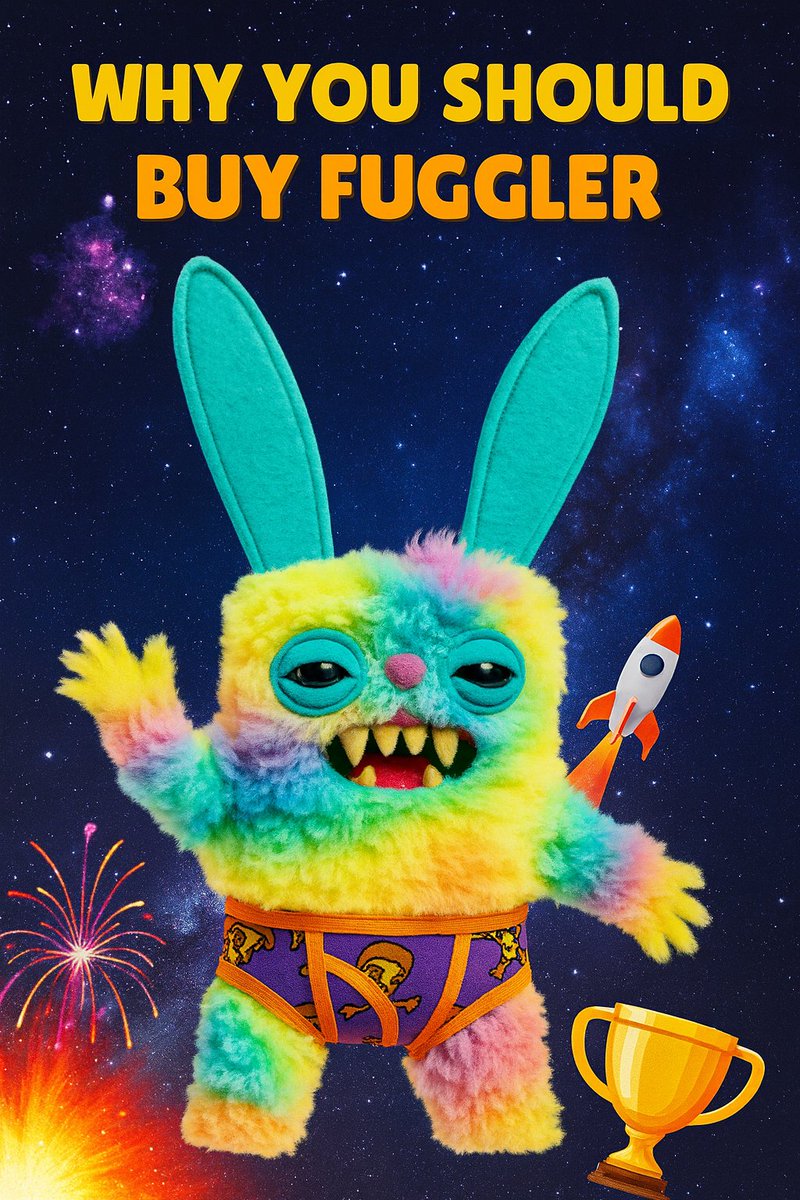 Invigorating_br's tweet image. This Fuggler isn’t here to play — it’s here to steal the spotlight.
Colorful, chaotic, and ready to blast off. 🚀