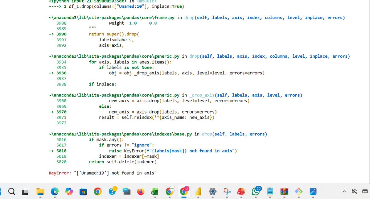 JohnAyokanmi's tweet image. My biggest fear? Writing code and getting hit with a long trail of errors. Heart skips a beat instantly.  
But we move; errors won’t stop the grind. 
I&apos;m enjoying the Python libraries.
#DataAnalytics #Python #datavisualization