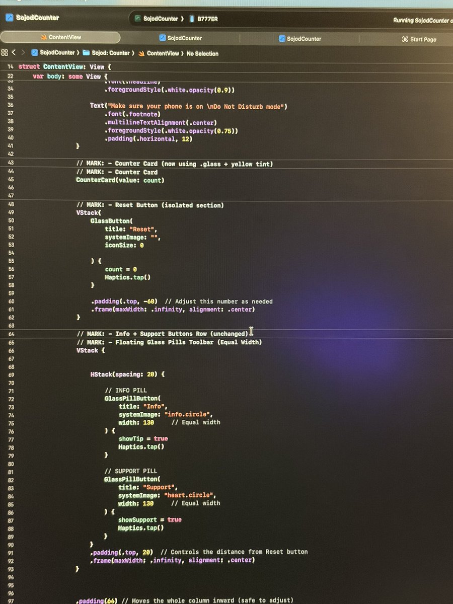 aabz0's tweet image. cooking an update for Sojod. #iosdevelopment #swiftui