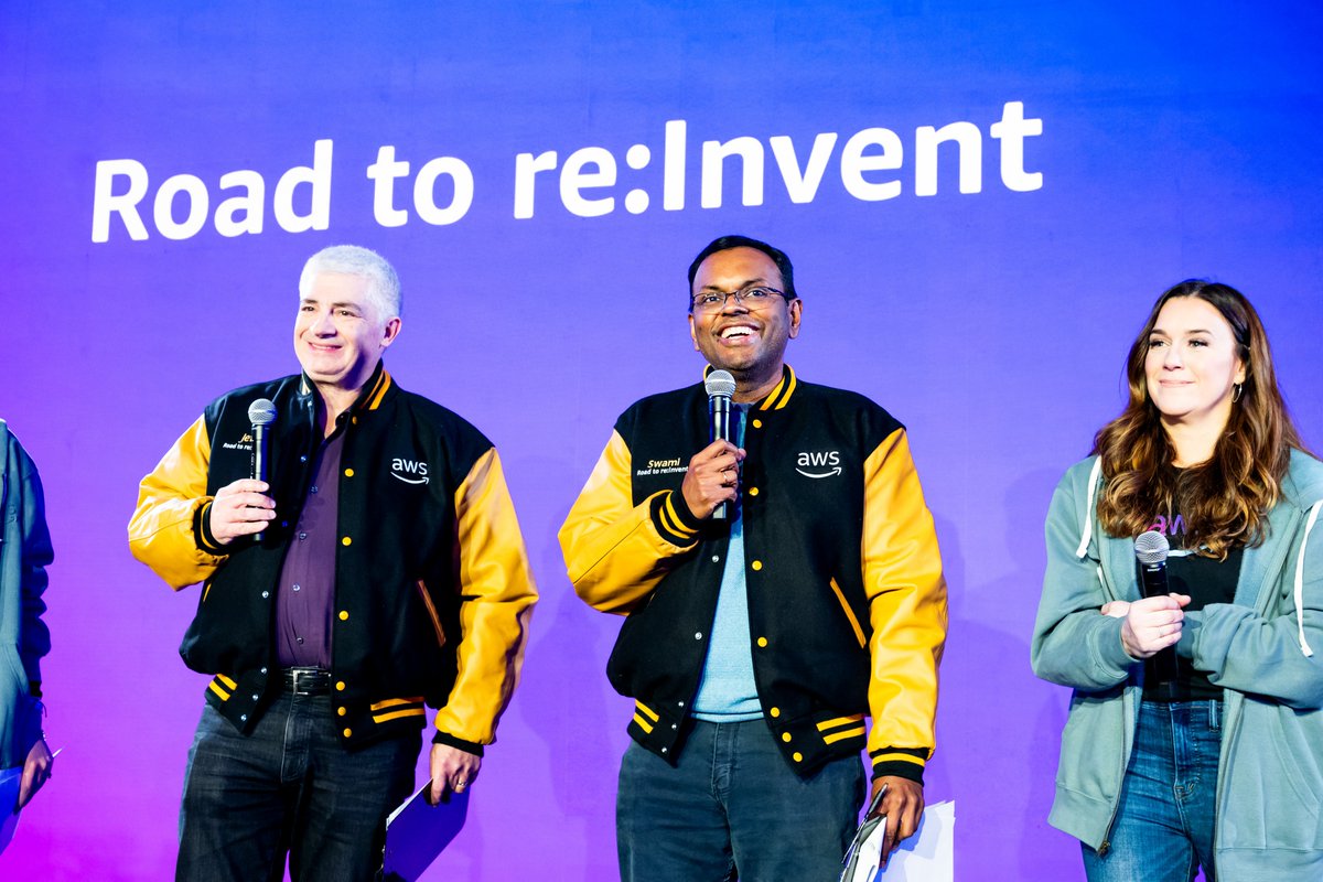 SwamiSivasubram's tweet image. Glad to be back in Las Vegas for #AWSreInvent. I joined the team at Midday Madness tonight where I had the chance to see what developers have been building with @kirodotdev!  Looking forward to connecting with customers, partners, and builders  these next few days. Throughout the…