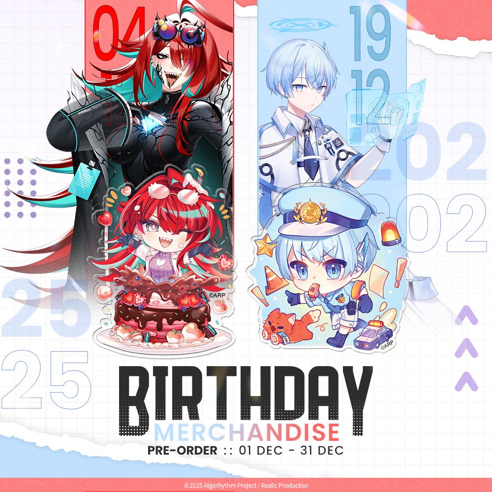 🎂2025 ARP BIRTHDAY MERCHANDISE🎂

『 DEV &amp; L1MOU 』

พวงกุญแจอะคริลิก 8x8 ซม.
ราคา 180 บาท

PRE-ORDER Until 31 DECEMBER 2025 :
shop.realic.net/products/2025-…

#ARPBIRTHDAY2025 #DEVARP #S1Real
#RealicShop