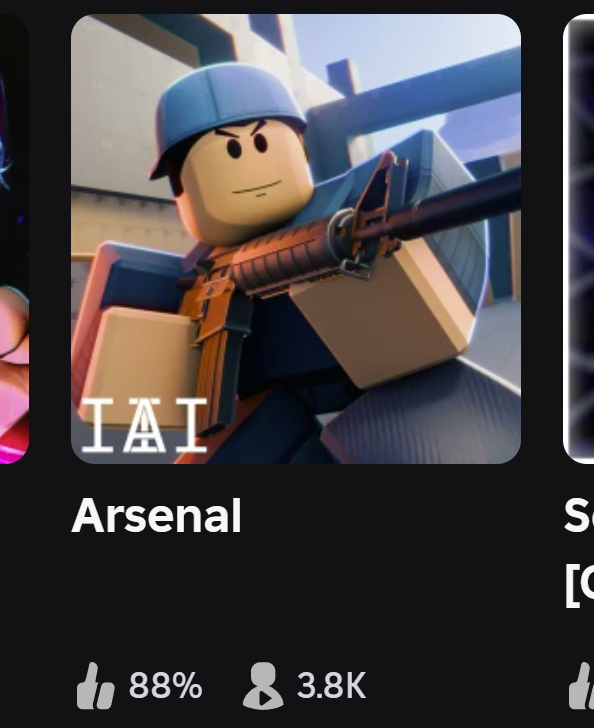 arsenal used to be the biggest fps game on roblox... crazy how far it's fallen