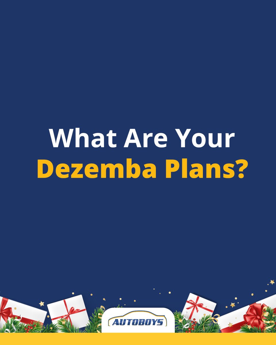Mzansi, can you feel it? Ke Dezemba! 🥳🎄
The vibes are vibing, and the groove is calling!

Tell us, what’s the plan? Heading out of the country, hitting the road with your crew, or just chilling with the fam and good food? 😎

#Autoboys #SantaRides #FestiveFun #WhichRide