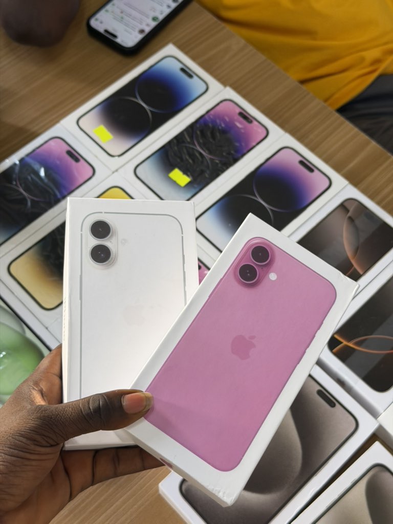 JCEE_COM's tweet photo. Super sharp active stock available now

16 Pro 256GB — 1,400,000
16 256GB — 1,080,000
16 128GB — 965,000
14 Pro Max 256GB — 935,000
14 Pro Max 512GB — 975,000

Jcee Communications
Suite BPS5, Old Banex Plaza, Opposite Jaiz Bank
Call/WhatsApp: 09072487780 https://t.co/U6VEyecQFB