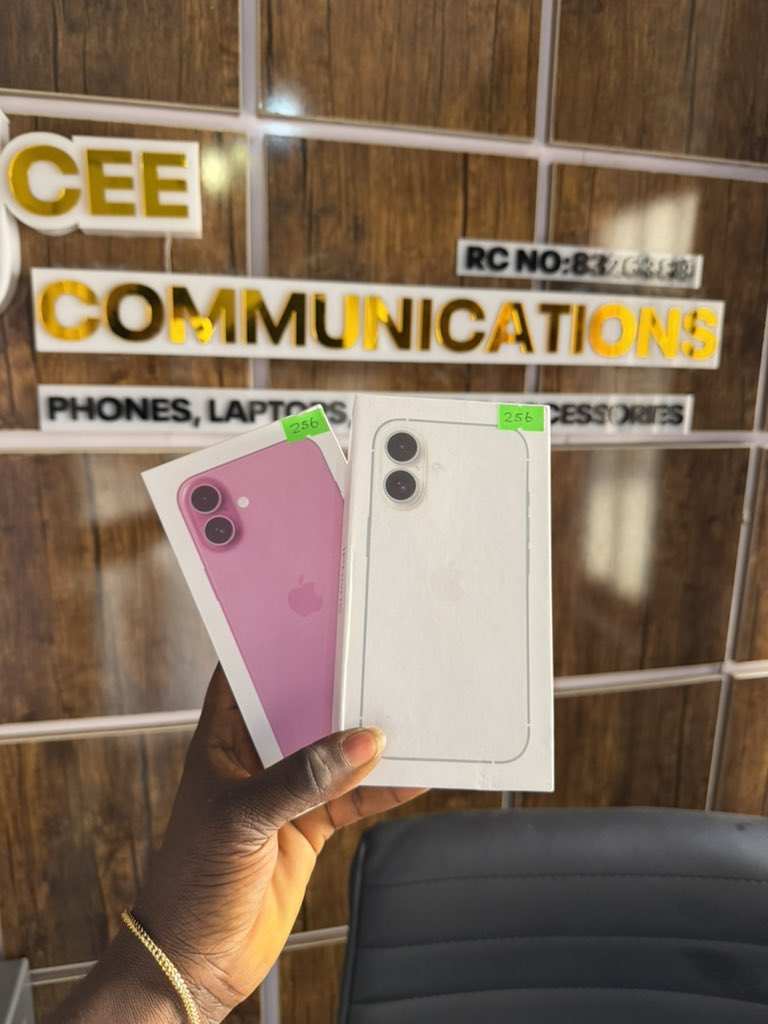 JCEE_COM's tweet photo. Super sharp active stock available now

16 Pro 256GB — 1,400,000
16 256GB — 1,080,000
16 128GB — 965,000
14 Pro Max 256GB — 935,000
14 Pro Max 512GB — 975,000

Jcee Communications
Suite BPS5, Old Banex Plaza, Opposite Jaiz Bank
Call/WhatsApp: 09072487780 https://t.co/U6VEyecQFB