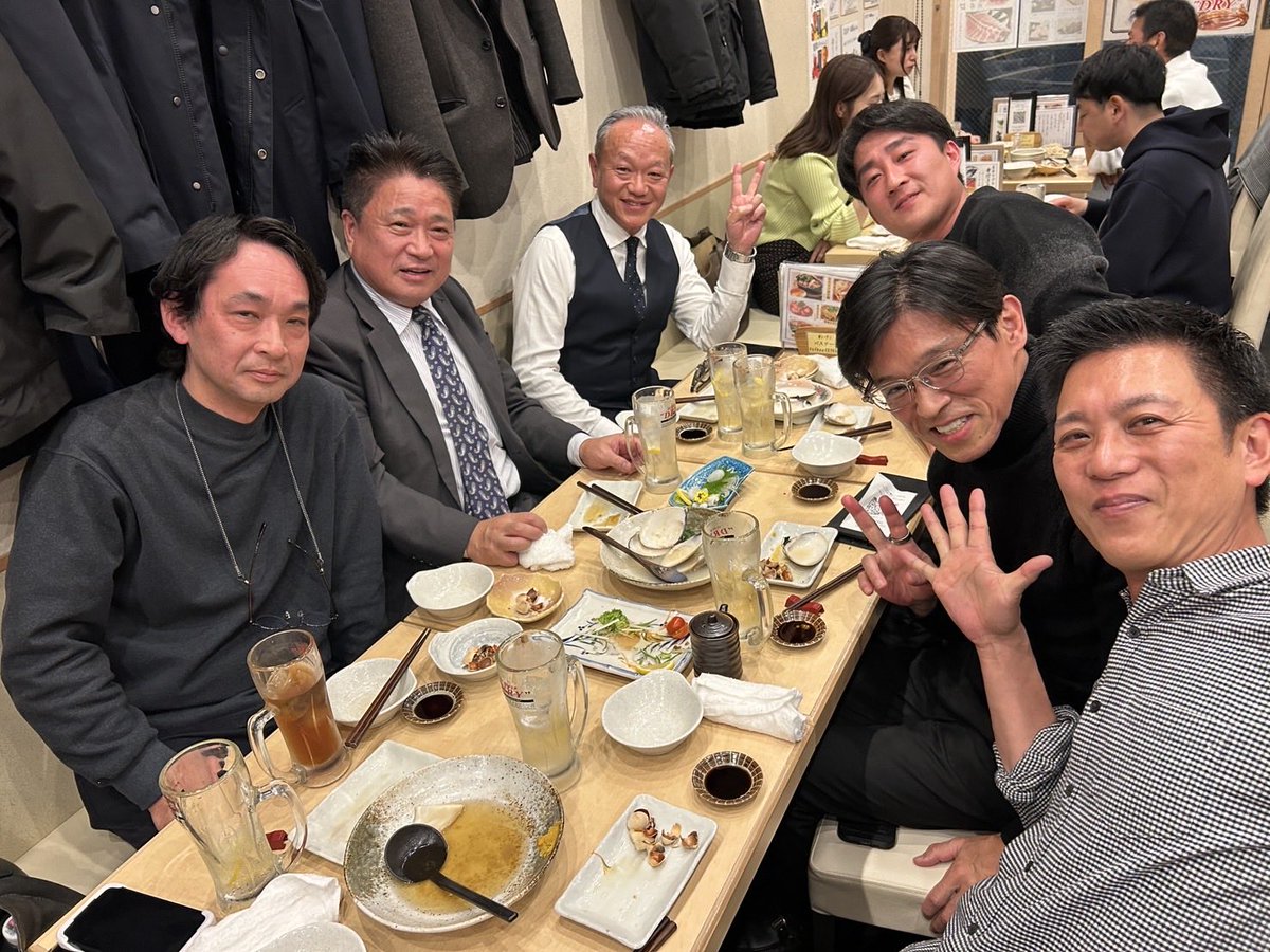 昨夜もみんなで楽しい打合せ😊🍻