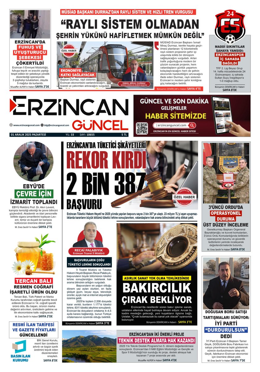 guncel024's tweet photo. #Sondakika #erzincan #güncel #gazete #erzincangüncel https://t.co/3GY0P1mgme