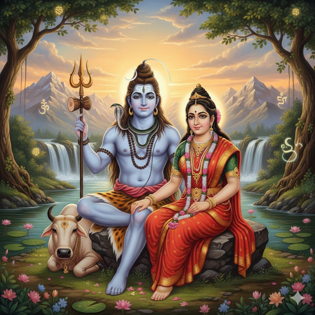Good morning 🌄 
Har har Mahadev 🙏✨ 
Have a blissful day 🤍