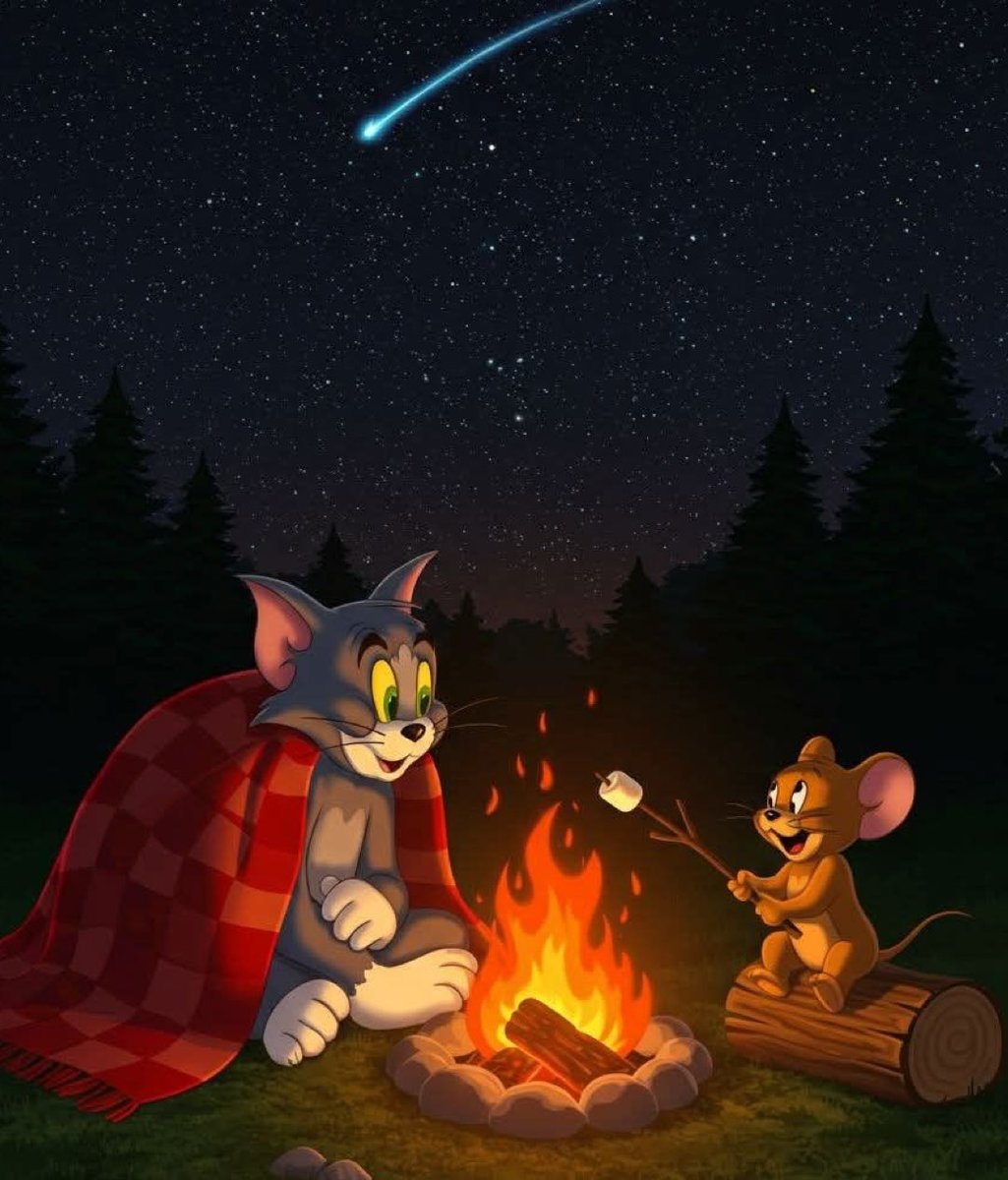 zzaain6's tweet image. لمّا تكون تعبت من حياة الضغوطات والزحمة والصخب و نفسك تنتقل لعالم هادئ وتتفرج على ناس عايشين عكس حياتك تابع  توم وجيري 😄

#حي_الشتا ❄️