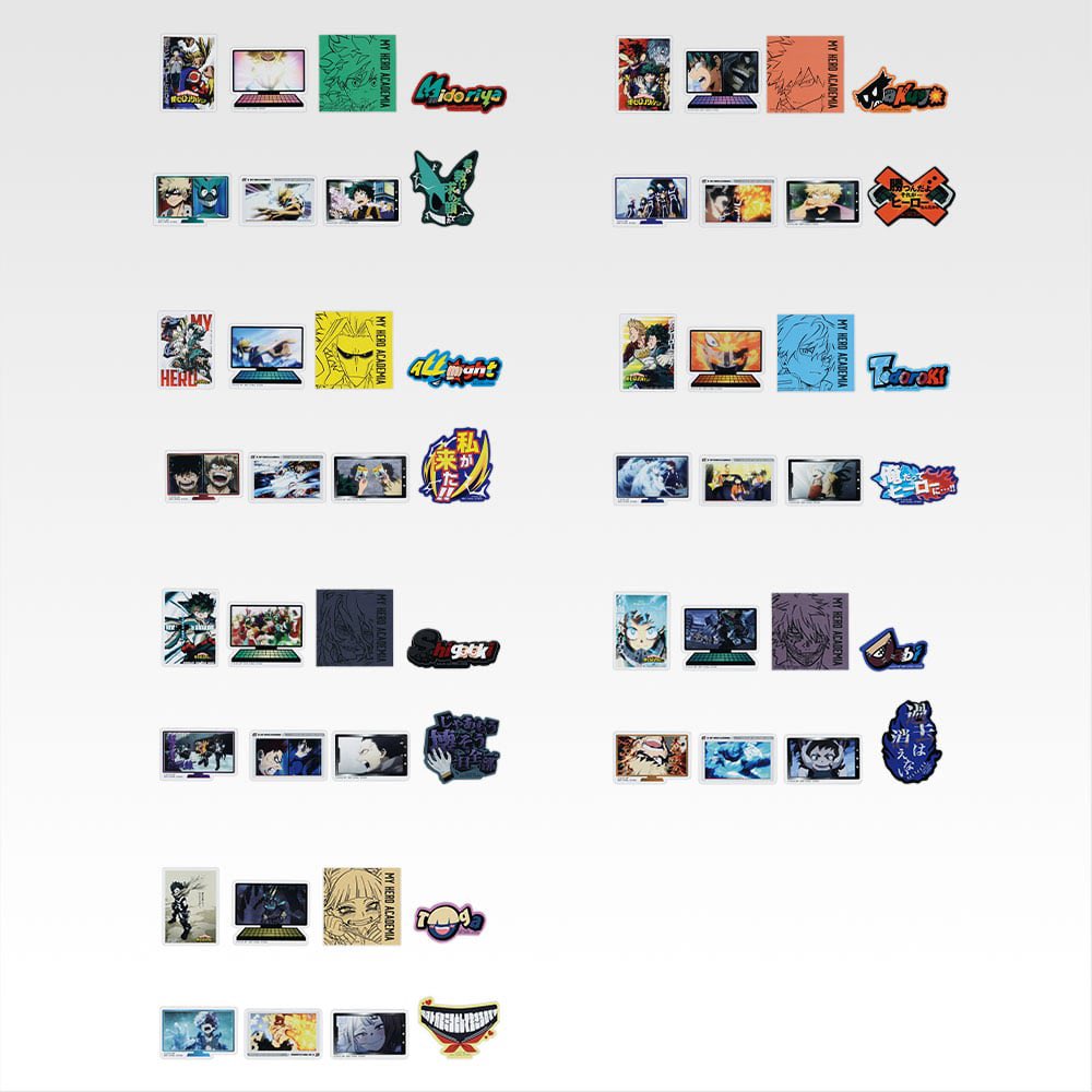 一番くじ　僕のヒーローアカデミア　L賞 ステッカーセット 僕のヒーローアカデミア 一番くじ L賞 ステッカーセット - メルカリ