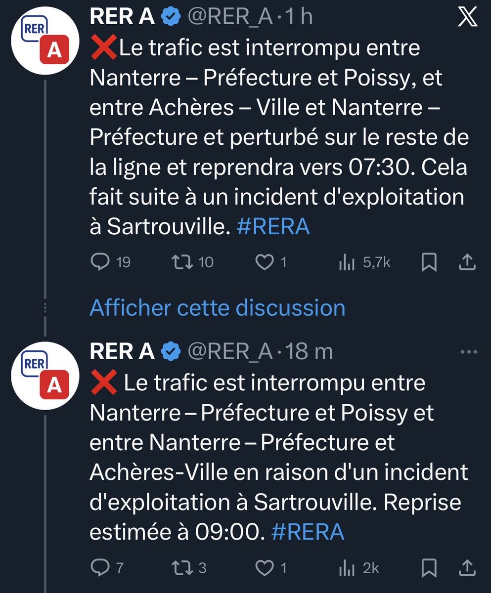 STOP GALÈRE : Transports IDF tweet media