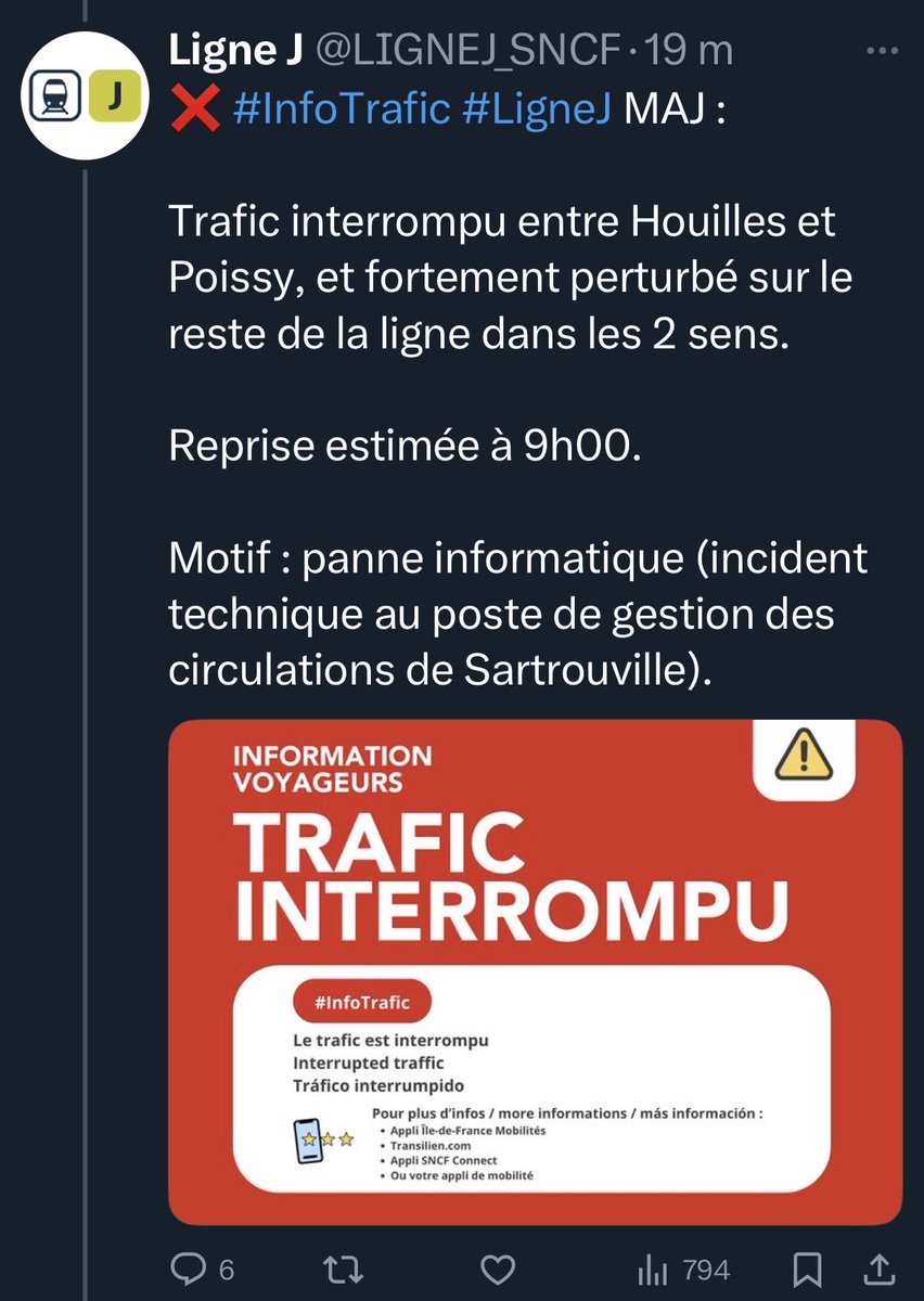 STOP GALÈRE : Transports IDF tweet media