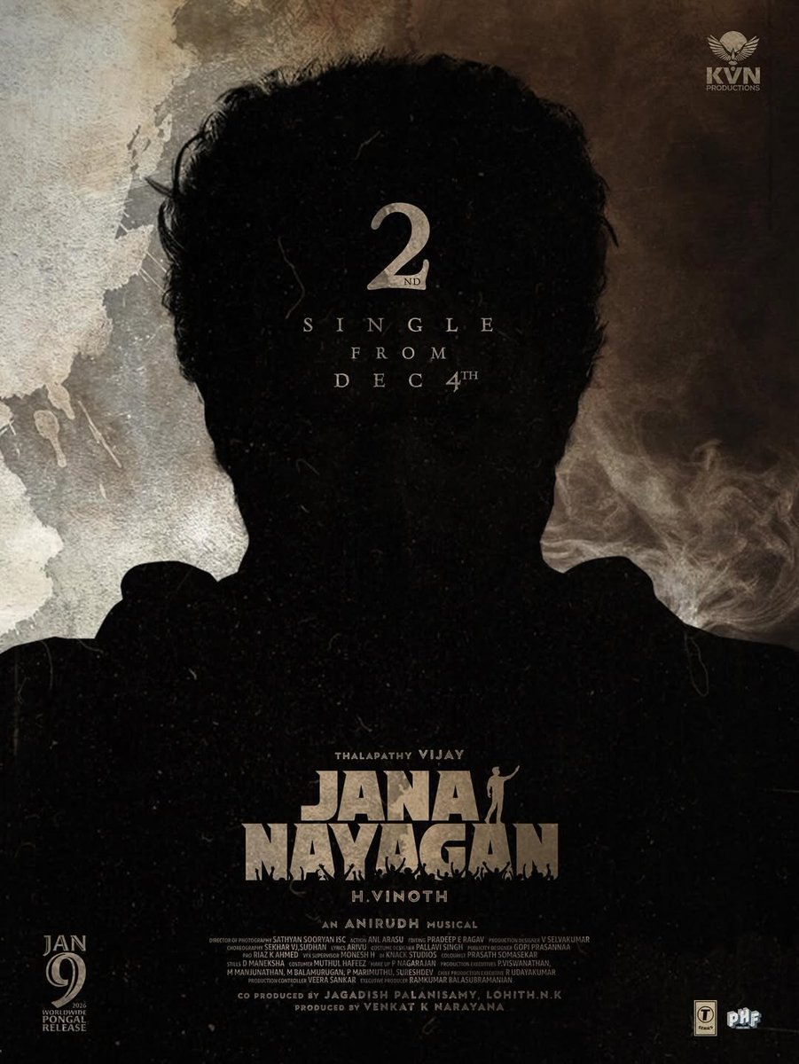 JDALEXtweets's tweet image. Fan made of second single from #JanaNayagan waiting for official announcement 💥