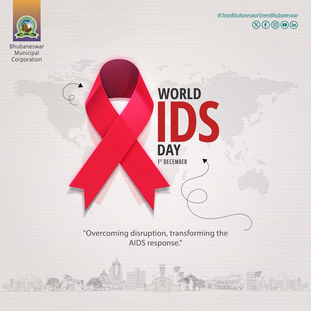 bmcbbsr's tweet image. World AIDS Day &quot;Overcoming disruption, transforming the AIDS response.&quot;

#AIDSDAY #AIDS