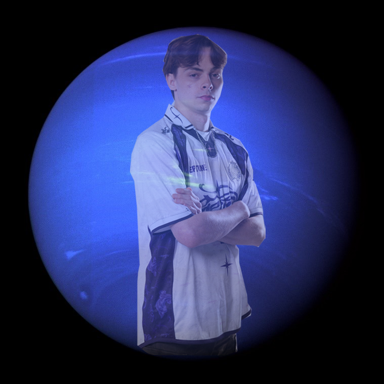 Neptune on his own planet right now