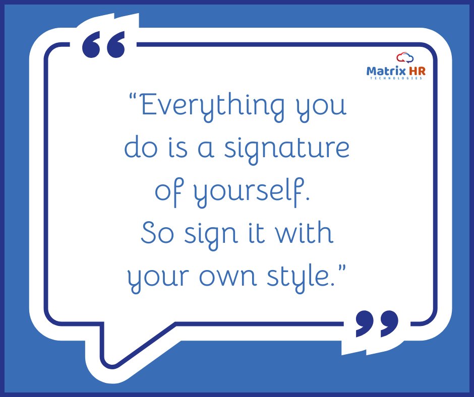 Start your week with purpose — your actions speak louder than words.