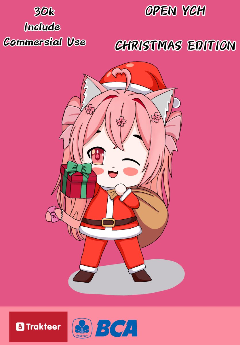 OPEN YCH CHRISTMAS EDITION......🎅🎅🎅🎅

Harga sesuai deskripsi (sudah termasuk comnersial use)
Dibuka maksimal sampai 24 Desember 2025

Minat langsung dm aja 😁👍