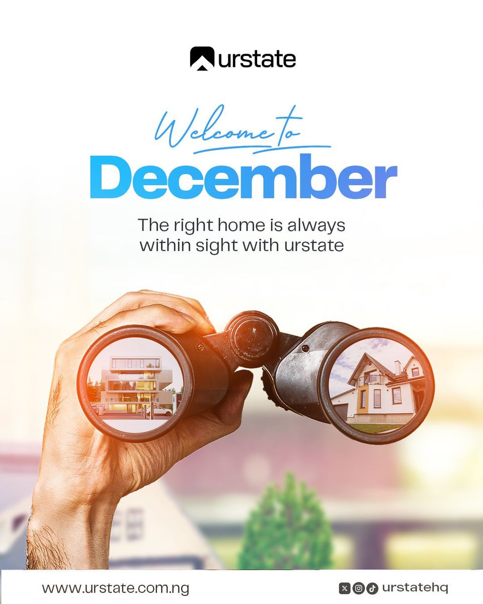 urstatehq's tweet image. Welcome to December 
The right home is always within reach  and we’re building a smarter way to help you find it.

Join our Urstate waitlist 
#Urstate #BuiltForAfrica #PropTech #HouseHunting #AfricaTech