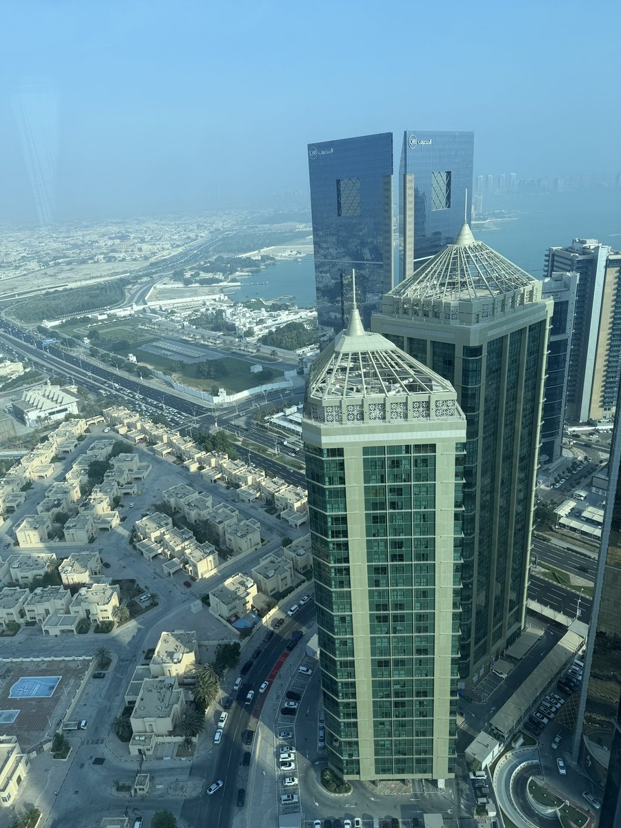 Fabulous view from my hotel suite in Doha #qatar #QatarGrandPrix