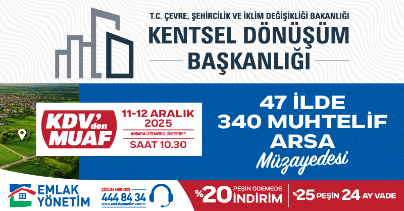 🏡 47 İLDE 340 ARSA MÜZAYEDESİ

📅 11–12 Aralık 2025
🕒 10:30
📍 İstanbul – Ankara salonları + Online

💳 %25 peşin – 24 ay vade
💸 Peşin ödemede %20 indirim

Detaylı bilgi: muzayede.emlakyonetim.com.tr
İletişim: 444 84 34

#EmlakYönetim #ArsaYatırımı #Müzayede