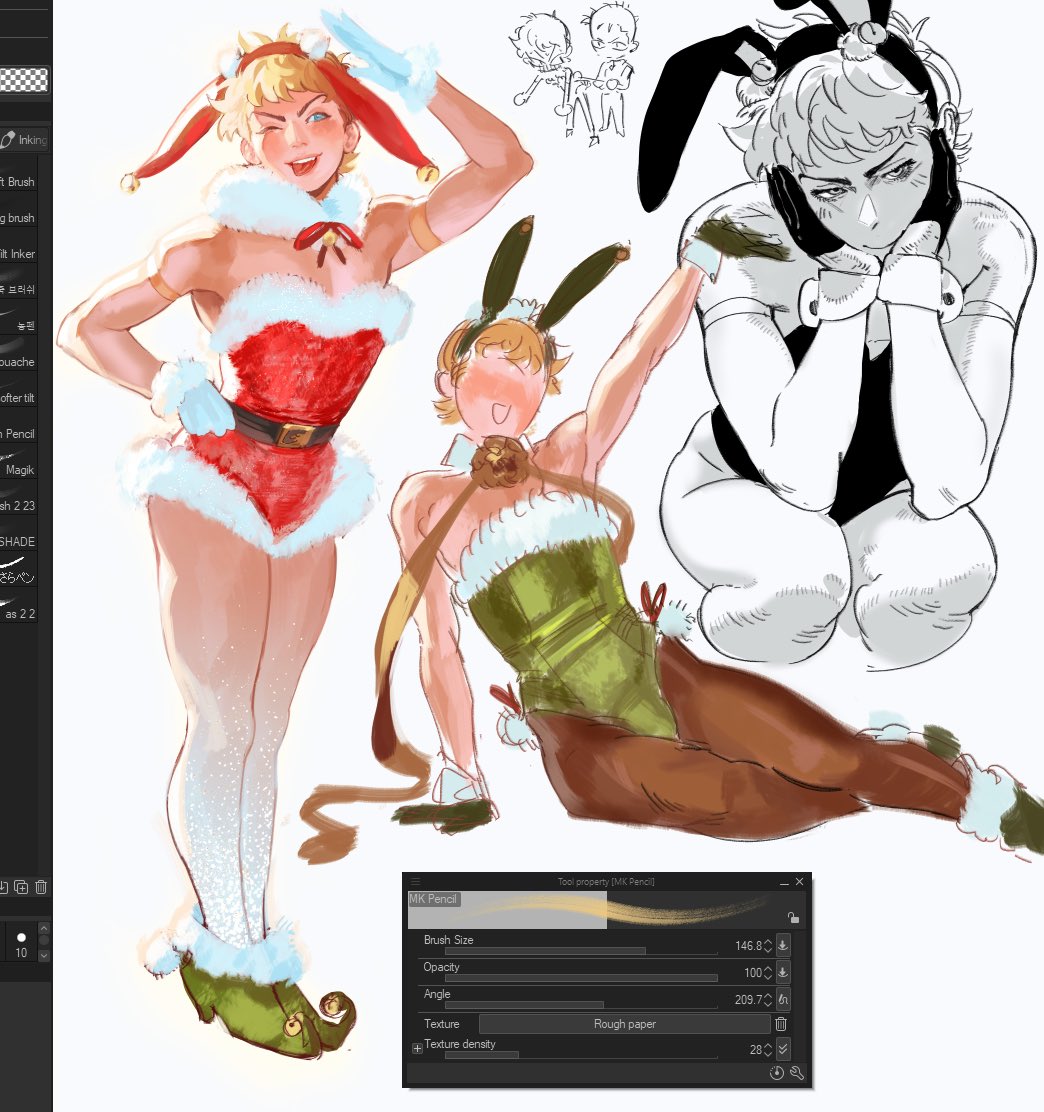*BANGS POTS AND PANS* ITS DECEMBERRRR!!! christmas bunny mei