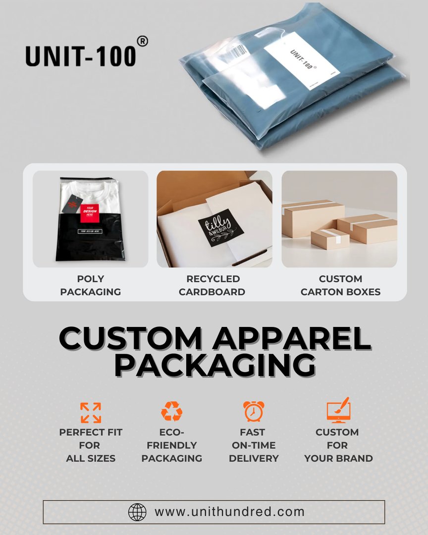 unit100garment's tweet image. Stand out from the crowd with UNIT-100's fully customizable packaging! 
Tailored sizes, materials, and low MOQs designed for start-ups and e-commerce sellers. Boost your brand with eco-friendly options like recyclable boxes &amp;amp; biodegradable mailers. 
#UNIT100 #CustomPackaging