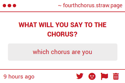 THEFOURTHCHORUS's tweet image. FOUR