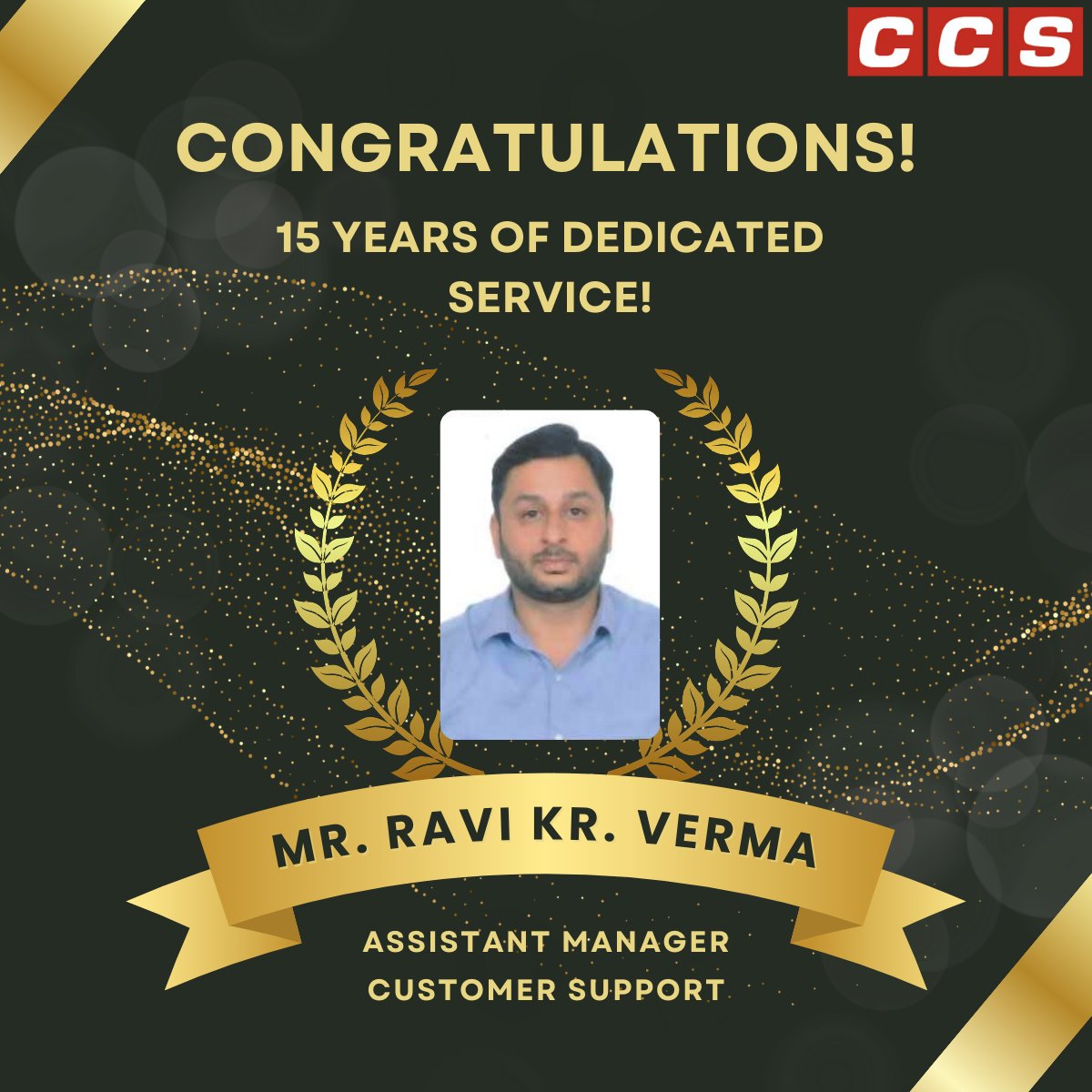 CCSComputersPL's tweet image. Celebrating 15 meaningful years of Ravi Kr. Verma — a journey defined by consistency, responsibility, and steady impact. Thank you for your continued dedication to CCS.

#WorkAnniversary #15YearsStrong #TeamCCS #CCSComputers