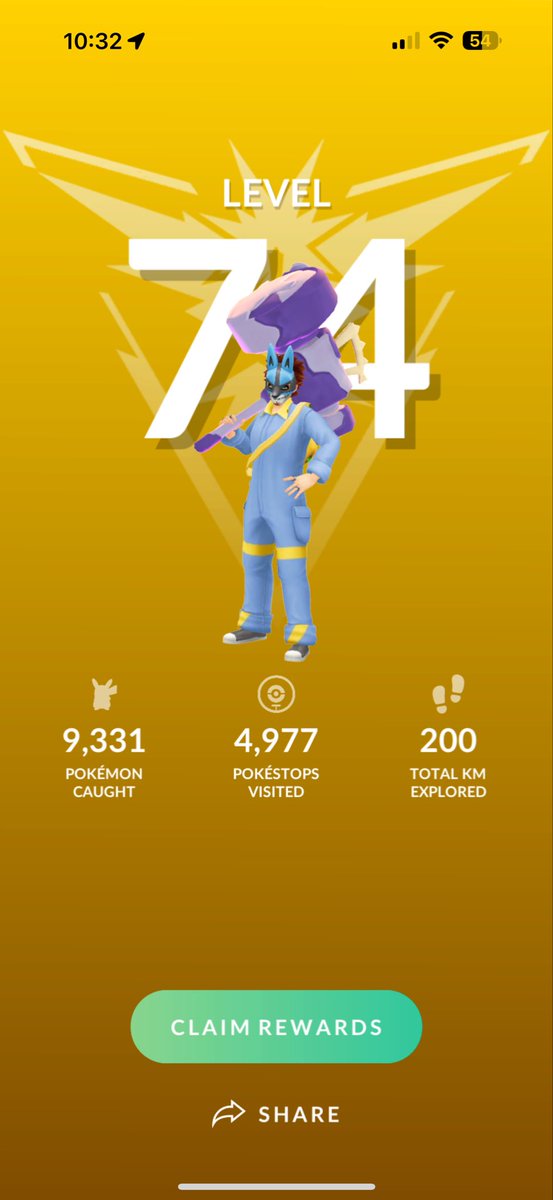 KJdaMAN11pogo's tweet image. We did it! We did it! Level 74 has been hit! Been a wild last 24 hours between this and Veteran. On to the next grind. Also, would be greatly appreciated if any friends on my list could open gifts 🥹

#pokemongo