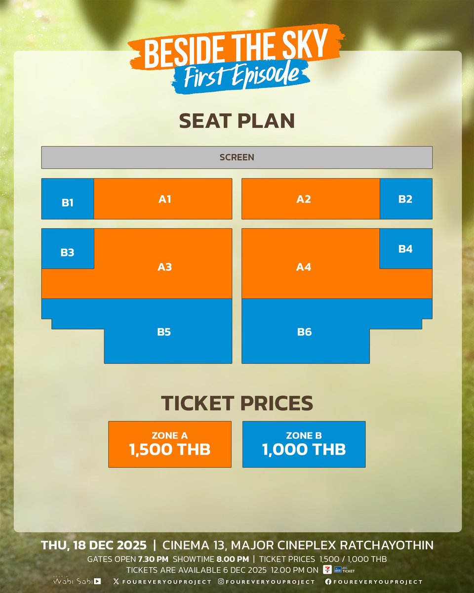 LVivan4434's tweet image. รับกดบัตร #BesideTheSky

🪐 ค่าบริการ 300 บาท 

☀️กดเคาน์เตอร์ 7-11 
☀️กดไม่ได้คืนเงินค่ากด💯%
    
จองคิว dm ได้เลยค้าบ

#BesideTheSkyTrailer
#FoureverYouProjectPart2