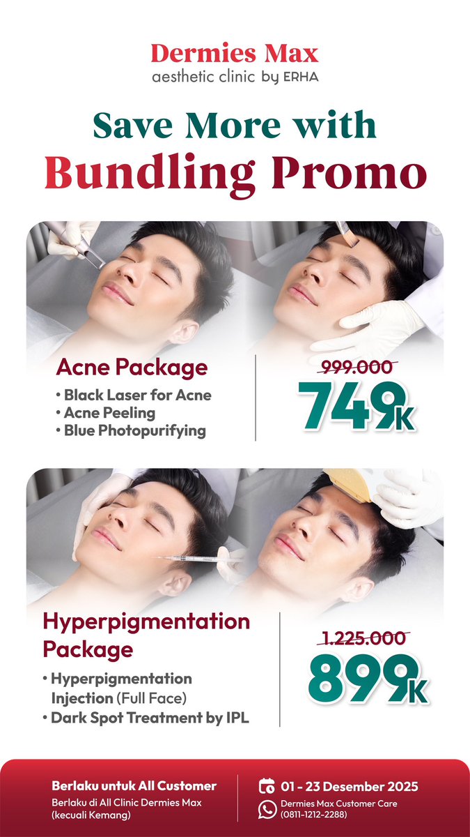 DermiesMax's tweet photo. Siapa yang Desember ini butuh promo?? Cus pake ini ya 🤭🤭 https://t.co/fY3bXOn32d