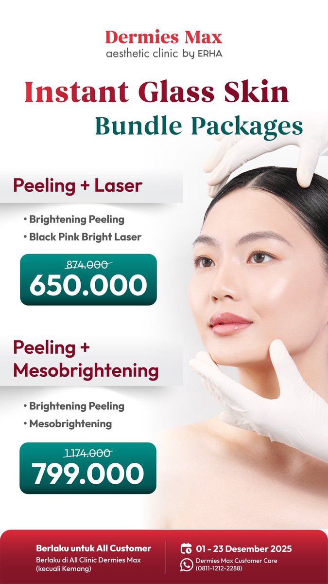 DermiesMax's tweet photo. Siapa yang Desember ini butuh promo?? Cus pake ini ya 🤭🤭 https://t.co/fY3bXOn32d