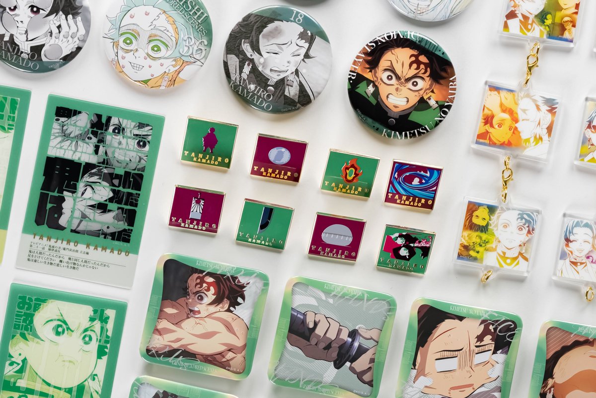 ufotableWEBSHOP】 アニメ『鬼滅の刃』のキャラクターを100のデザイン